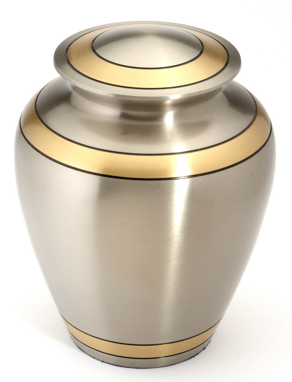 DURHAM PEWTER CREMATION ASHES URN-0