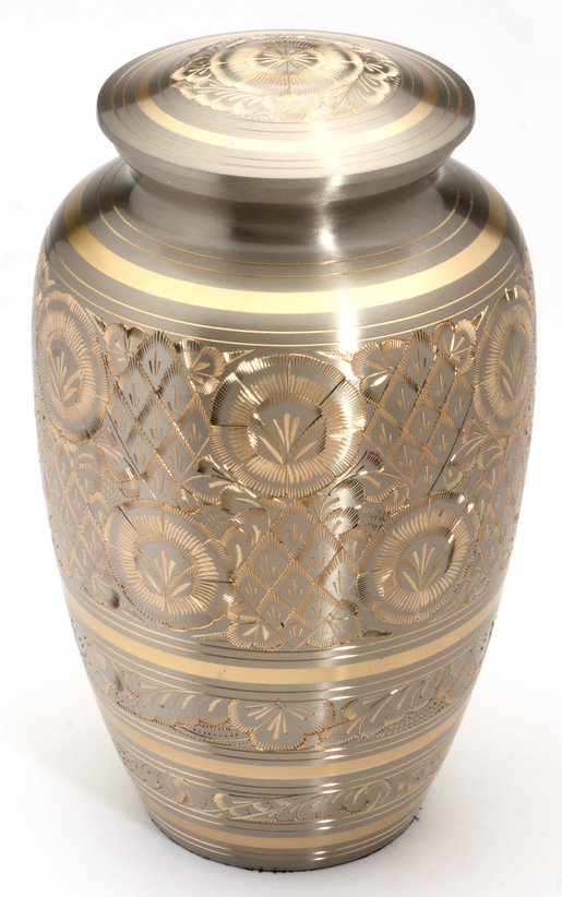 GLOUCESTER PEWTER CREMATION ASHES URN-0