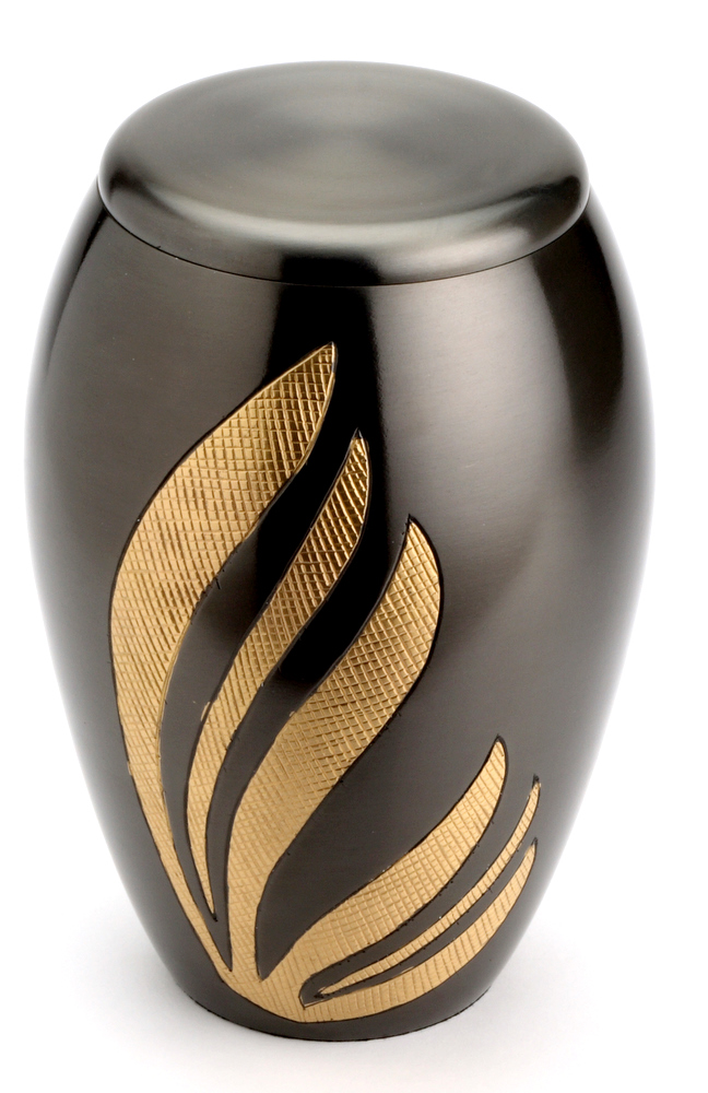 NEWBURY BLACK CREMATION ASHES URN-0