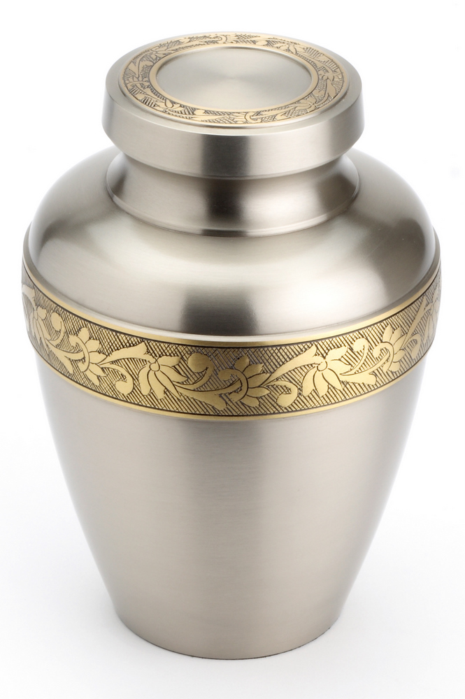 Large Brass Urn 10" (Oxford Pewter UU100006B 210 CI)-0