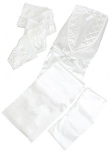 Male White Gown + 9" Frill Set-0