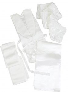 Female White Gown + 9" Frill Set-0