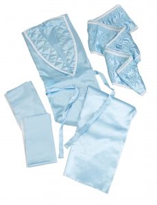 Male Blue Gown + 9" Frill Blue Set-0