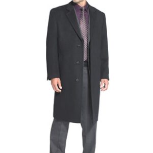Long Funeral overcoat cashmere blend-0