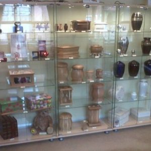 Display Cabinets for funeral homes