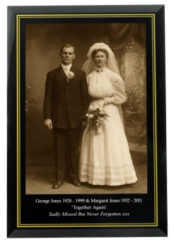 Engraved Memorial Photo Frames-1257