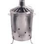 Galvanised Incinerator with Lid -0
