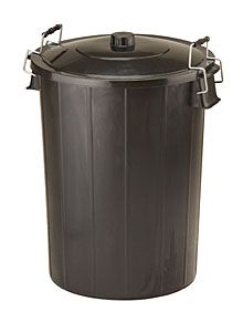 Plastic 80L Dustbin With Lid -0