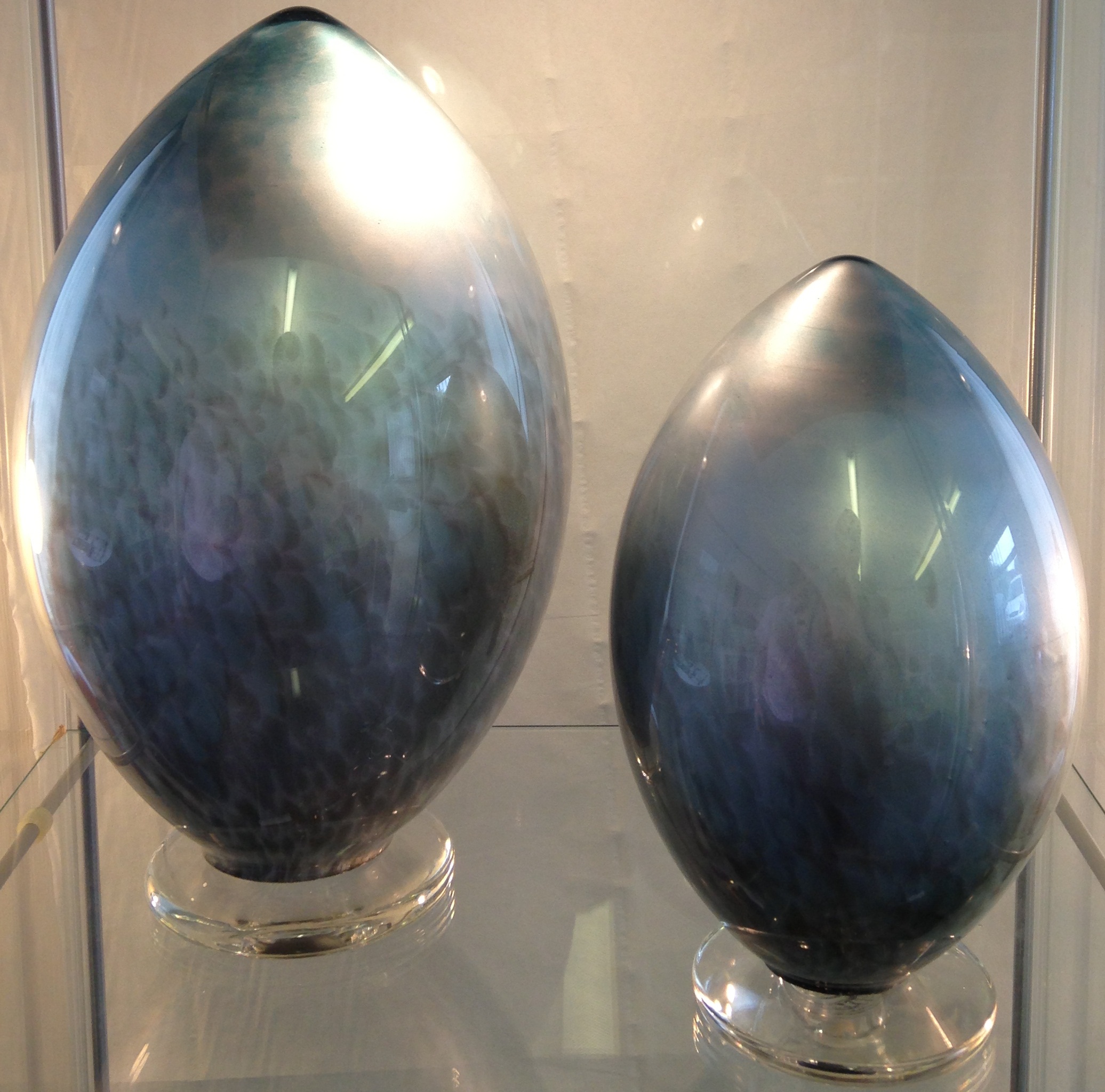 Lead Crystal Glass Keepsake - Ovoid Shape - Various Colours-1736