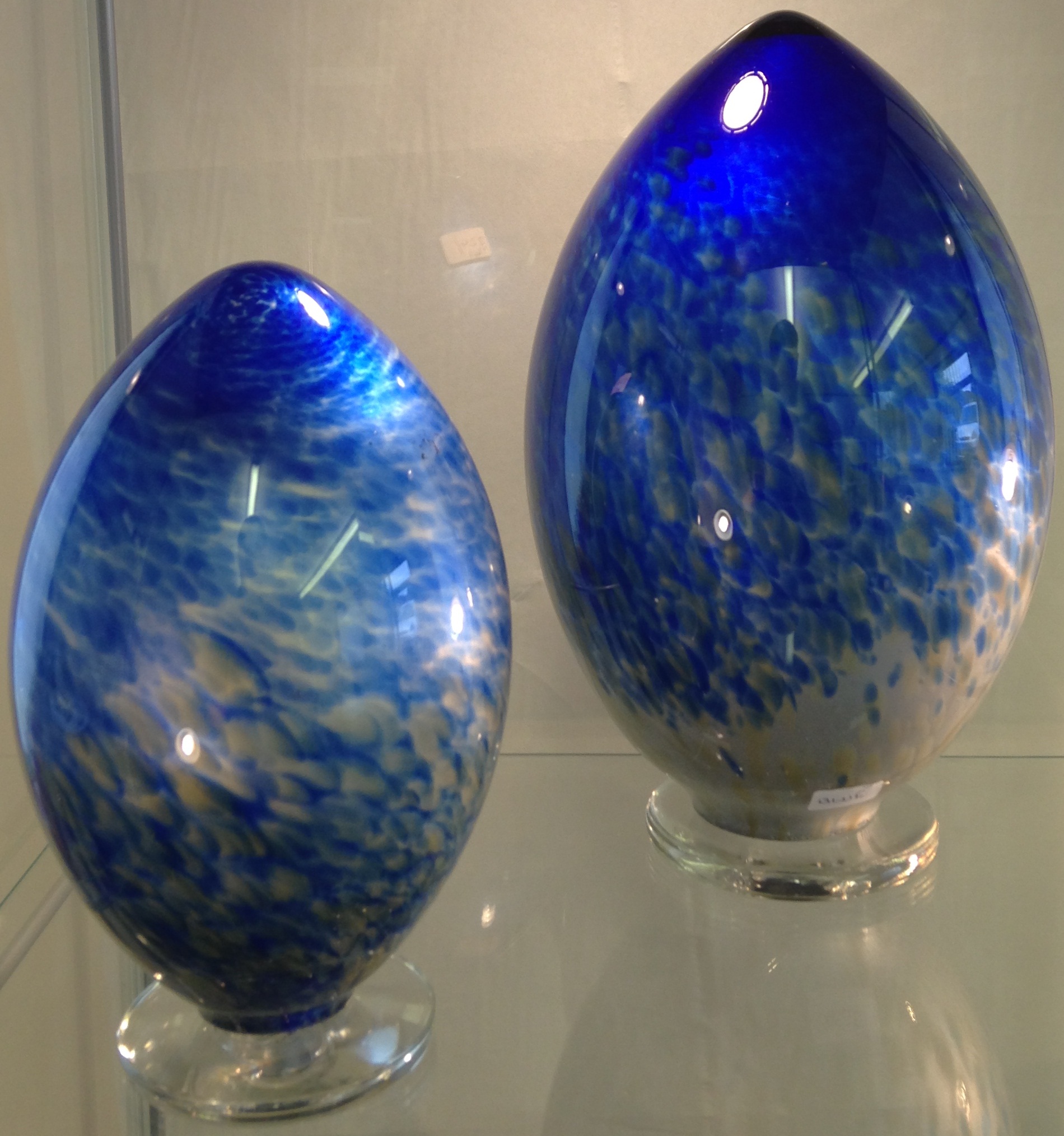 Lead Crystal Glass Keepsake - Ovoid Shape - Various Colours-1731