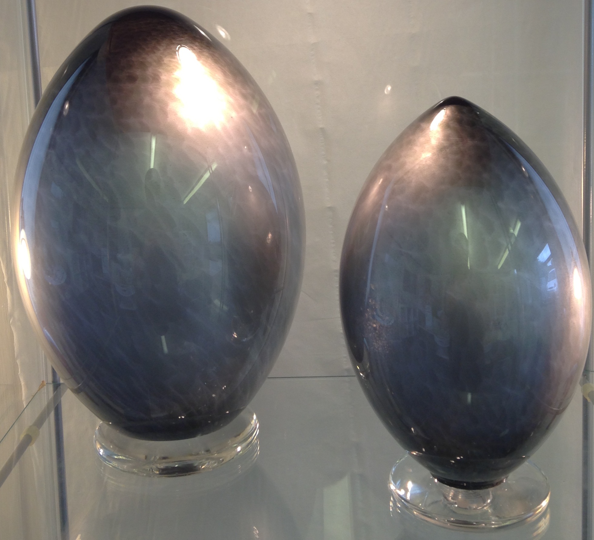 Lead Crystal Glass Keepsake - Ovoid Shape - Various Colours-1739
