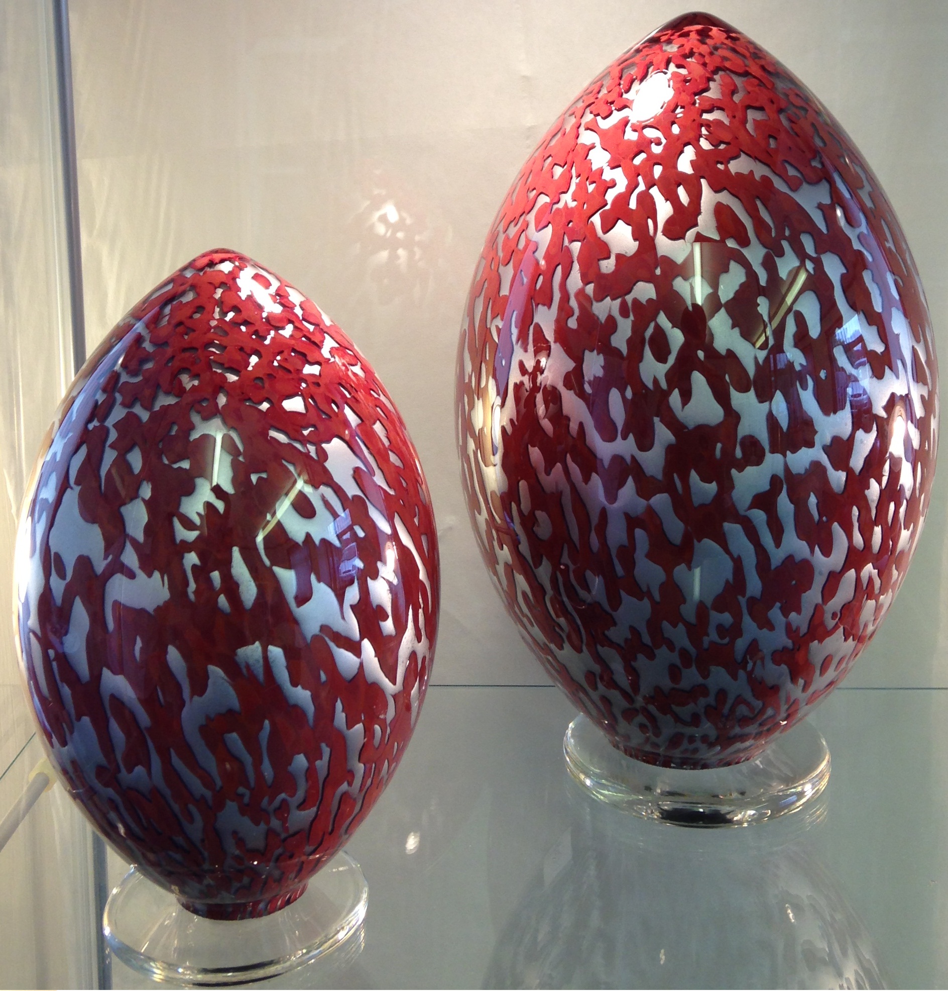 Lead Crystal Glass Keepsake - Ovoid Shape - Various Colours-0