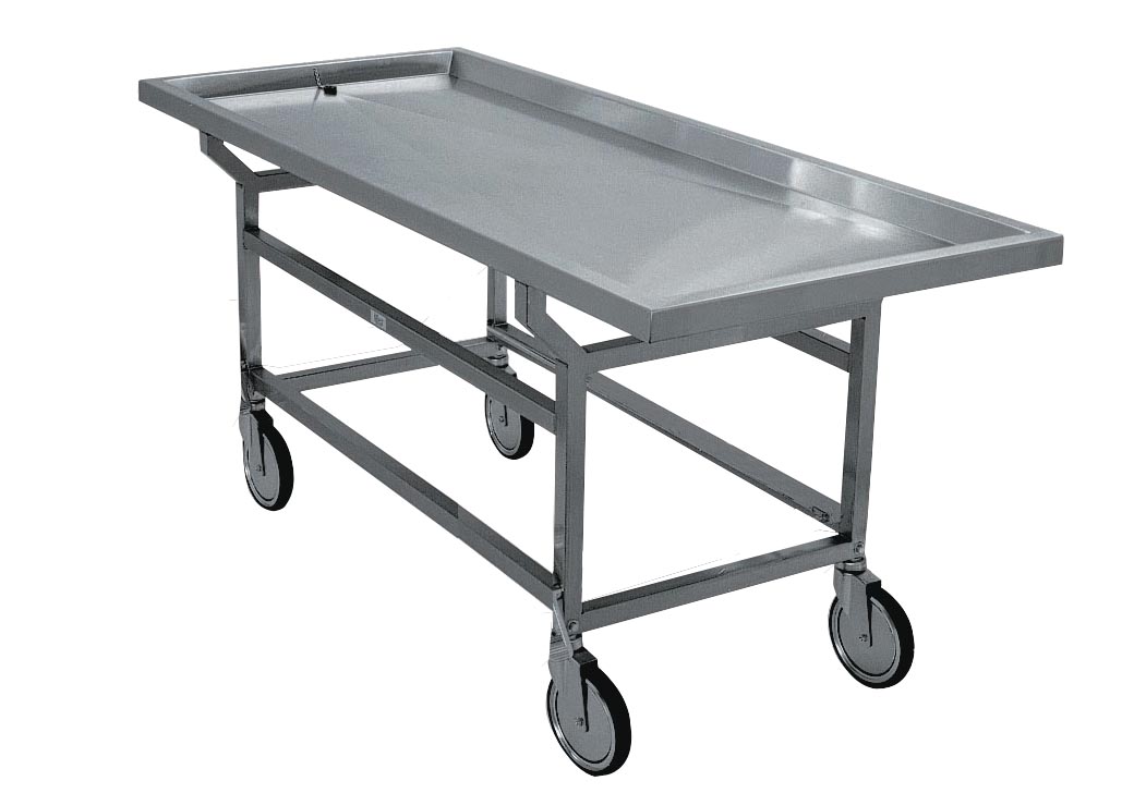 Post Mortem Trolley- Removable Grid Plates - DF100-0