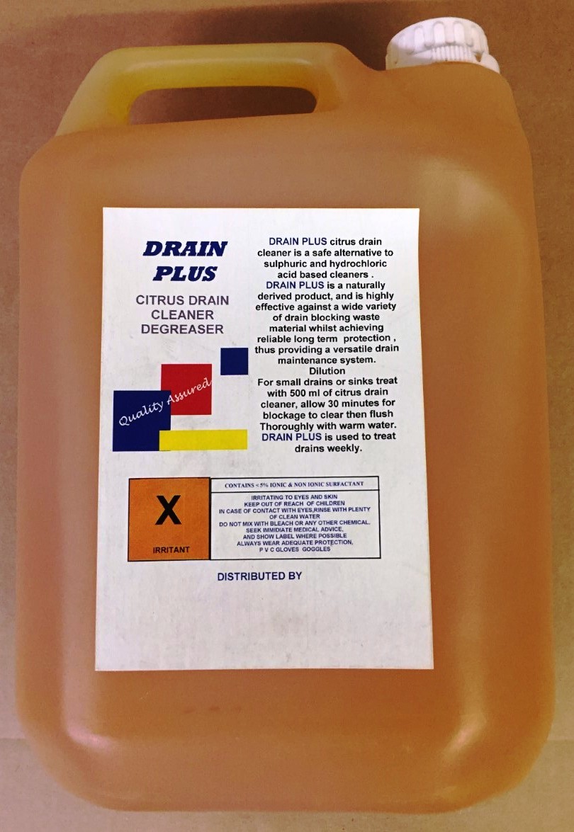 Lea Drain Plus Citrus Drain Cleaner Degreaser 5ltr-0