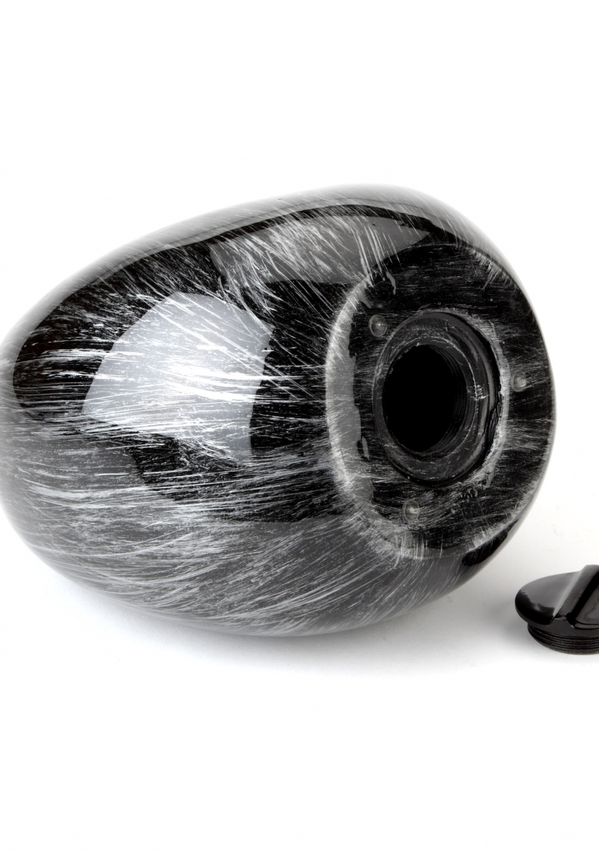TIVERTON BLACK CREMATION ASHES URN