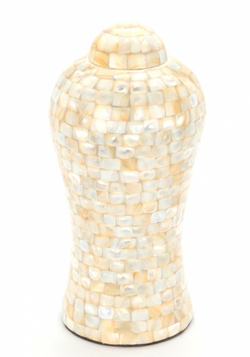 LYNTON MOTHER OF PEARL CREMATION ASHES URN