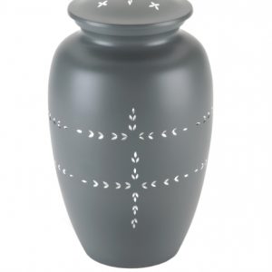 LEWES GREY CREMATION ASHES URN