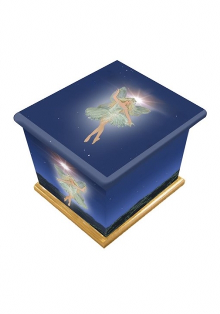 Fairy Dust Wooden Child/Infant Cremation Ashes Urn