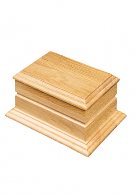 Otley Oak Wooden Cremation Ashes Urn
