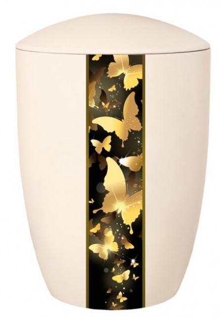 FARLEY IVORY BUTTERFLY CREMATION URN