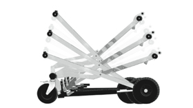 jack multiple height coffin trolley -2471