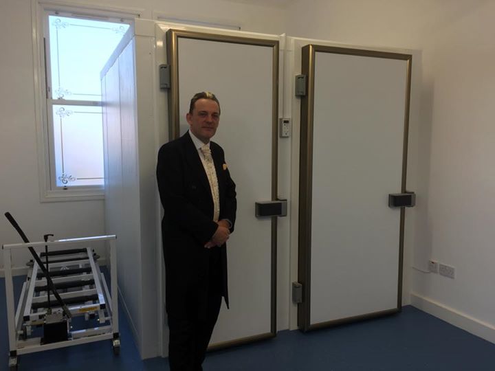2 door mortuary fridge