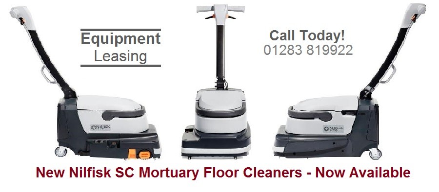 Nilfisk SC mortuary floor cleaners, available on equipment leasing